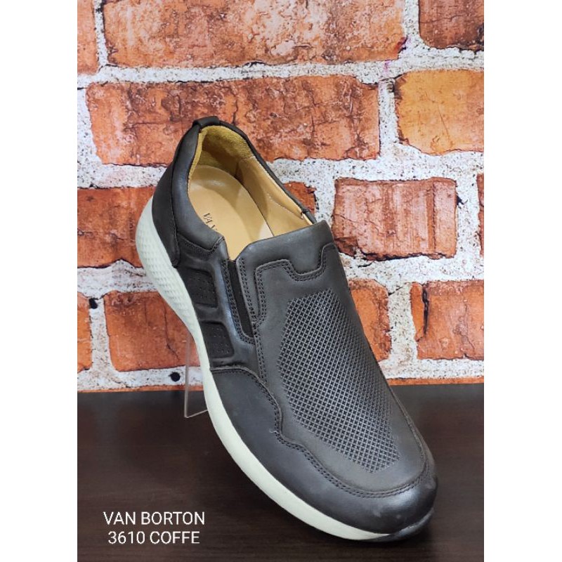 sepatu pria ,sepatu cowok ,sepatu santai cowok sepatu bahan kulit asli bida acara casual/formal VAN 