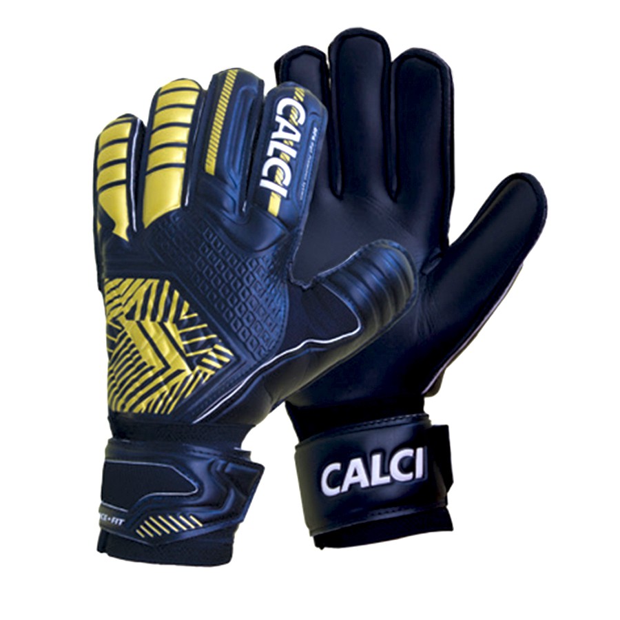 black and gold football gloves