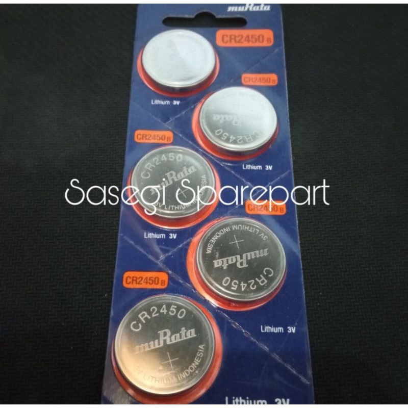 BATRE BATERAI BATRAI BATTERY MURATA CR2450 MURATA 2450 ORIGINAL