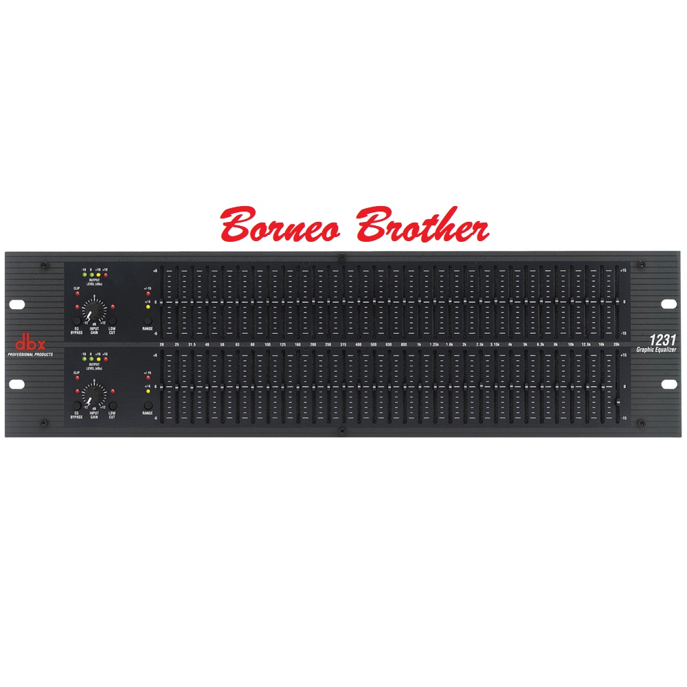 Equalizer DBX 1231 DBX1231 Original Garansi Resmi Equaliser 2x31 Band