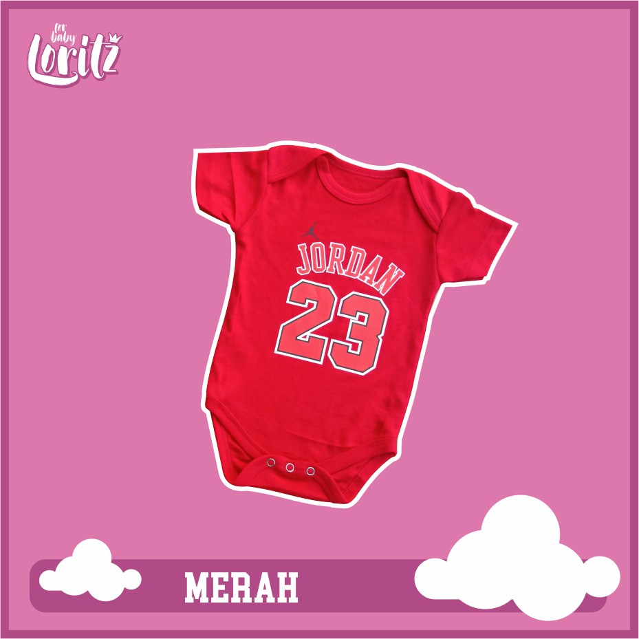 Jumper bayi bodysuit AJ 1  / custom nama