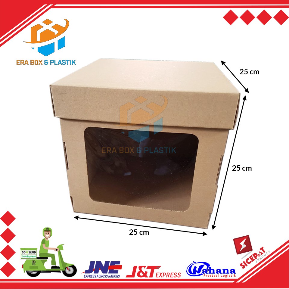 Dus Kue Tinggi 25x25x25 cm | Dus Kue Tart