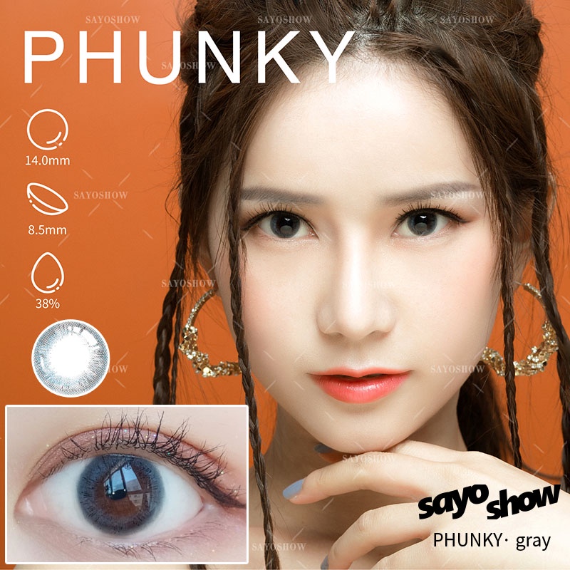 SAYOSHOW - Softlens PHUNKY Normal, Minus 1.00 S/D 8.00 (14 mm)