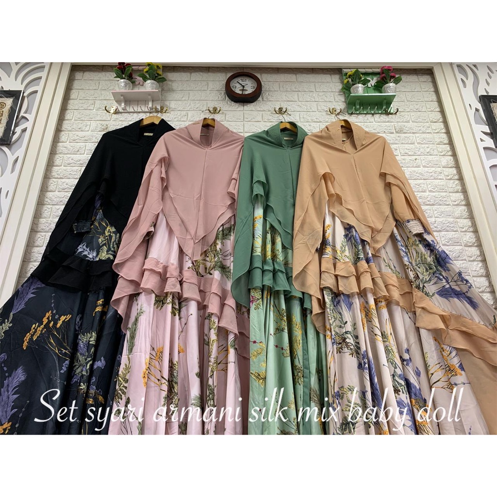 ANNISA SYARI GAMIS CERUTY BABYDOLL PREMIUM SYARI TERBARU MEWAH FULL PURING TERBARU 2021