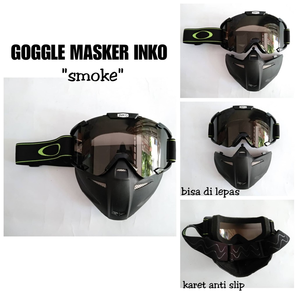 Google Mask inko BENING, Goggle Mask Di Helm Kyt, Jual Google Full Mask