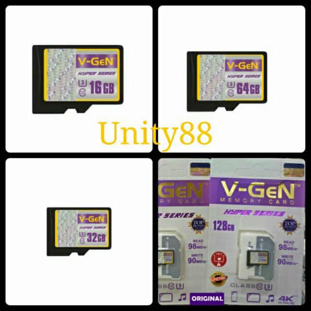 V-GEN Micro SD Vgen 32GB Class 10 HYPER SERIES Mirco SD HC Class10