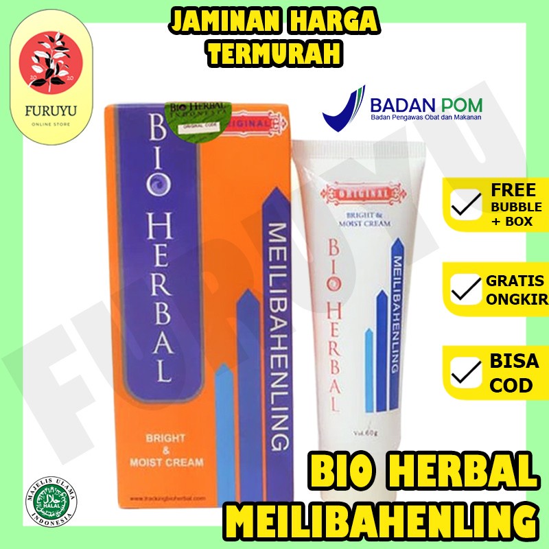 Obat Cream Penghilang Bekas Luka Lama Hitam Koreng Bopeng Meilibahenling Bio Herbal Original BPOM