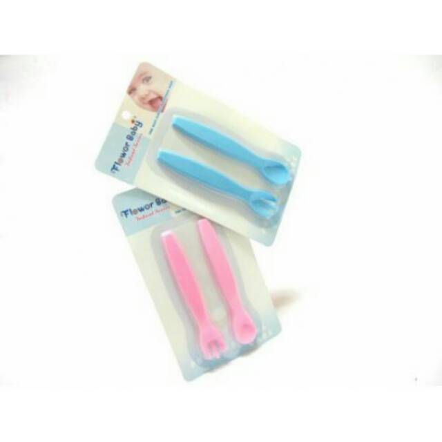 Cuttlery set perangkat sendok dan garpu untuk bayi
