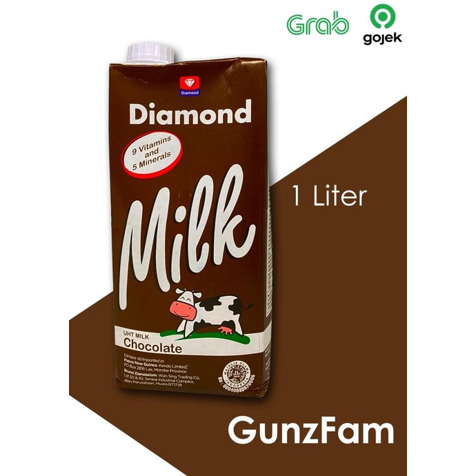 

(BISA COD) Susu Diamond UHT 1liter Coklat - 1karton Khusus Gojek dan Grab PROMO ! MURAH Kode 757