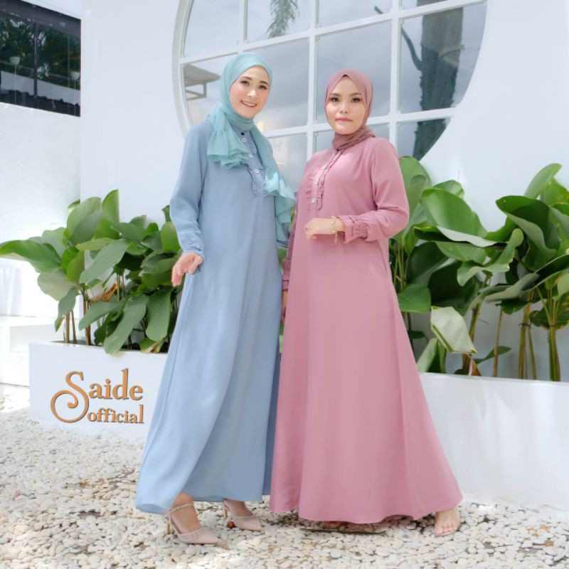 PESONA DRESS SAIDE OFFICIAL/ pakaian wanita dress terbaru saide official best seller