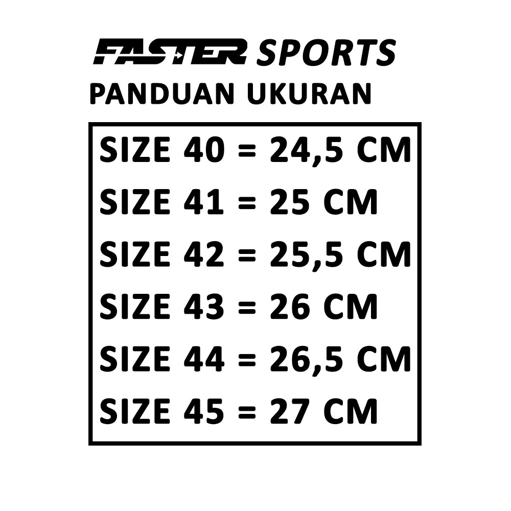 Faster Sepatu Slip On Casual Pria 2002-011 Size 40-45