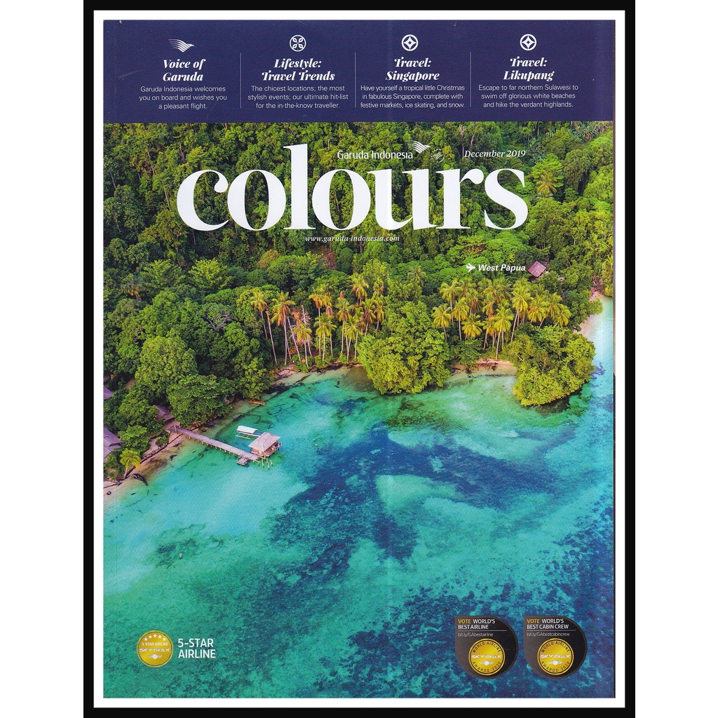 MAJALAH COLOURS - GARUDA INDONESIA - DECEMBER 2019