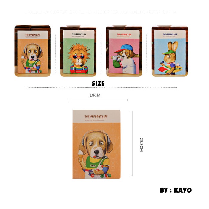 

BUKU TULIS, BUKU TULIS KOREA, BUKU TULIS UNIK, BUKU TULIS MOTIF HEWAN