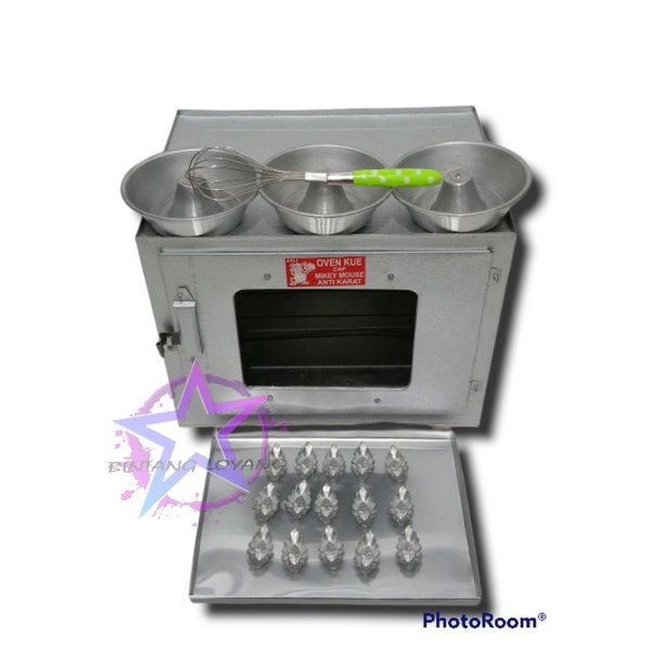 oven kompor tangkring 3 susun / oven kue gratis loyang dan cetakan kue kering