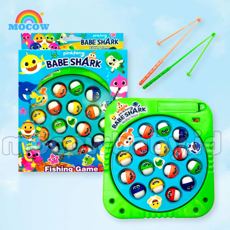 fishing baby shark / pancing ikan muter