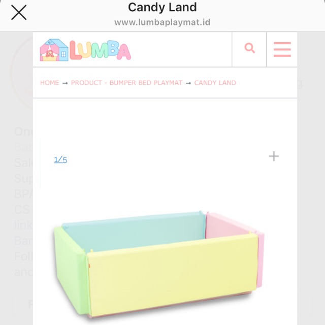 Jual Lumba Playmat New Gen Candy Land Indonesia