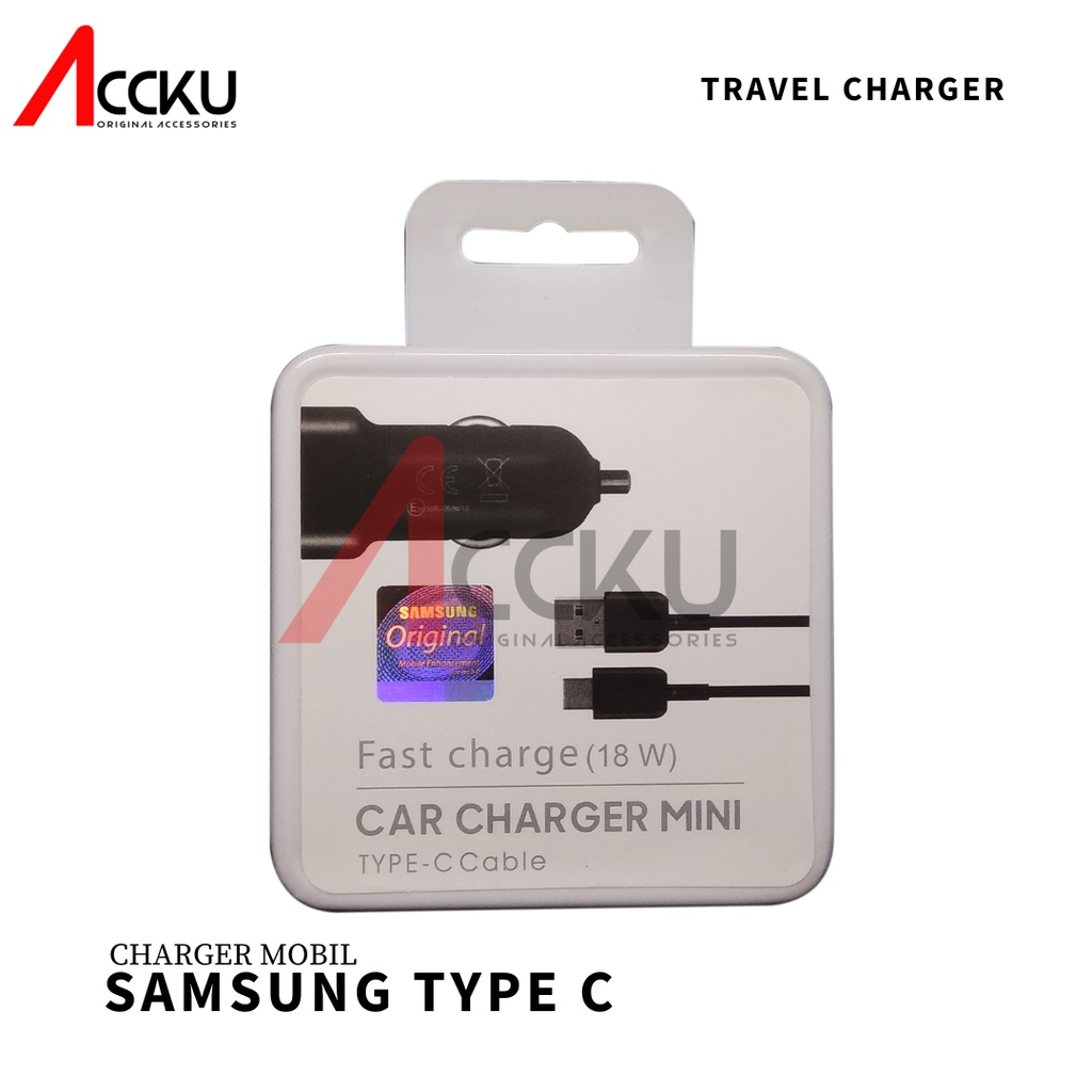 CHARGER MOBIL SAMSUNG FAST CHARGING TYPE-C 18W ORIGINAL