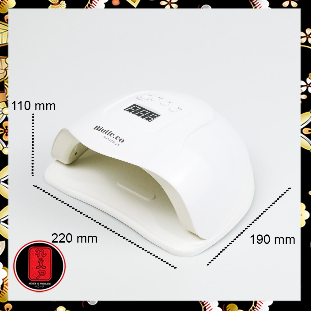 Biutte.co Pengering Kutek Kuku UV LED Nail Dryer 72 W 36 LED - X5 Plus - White