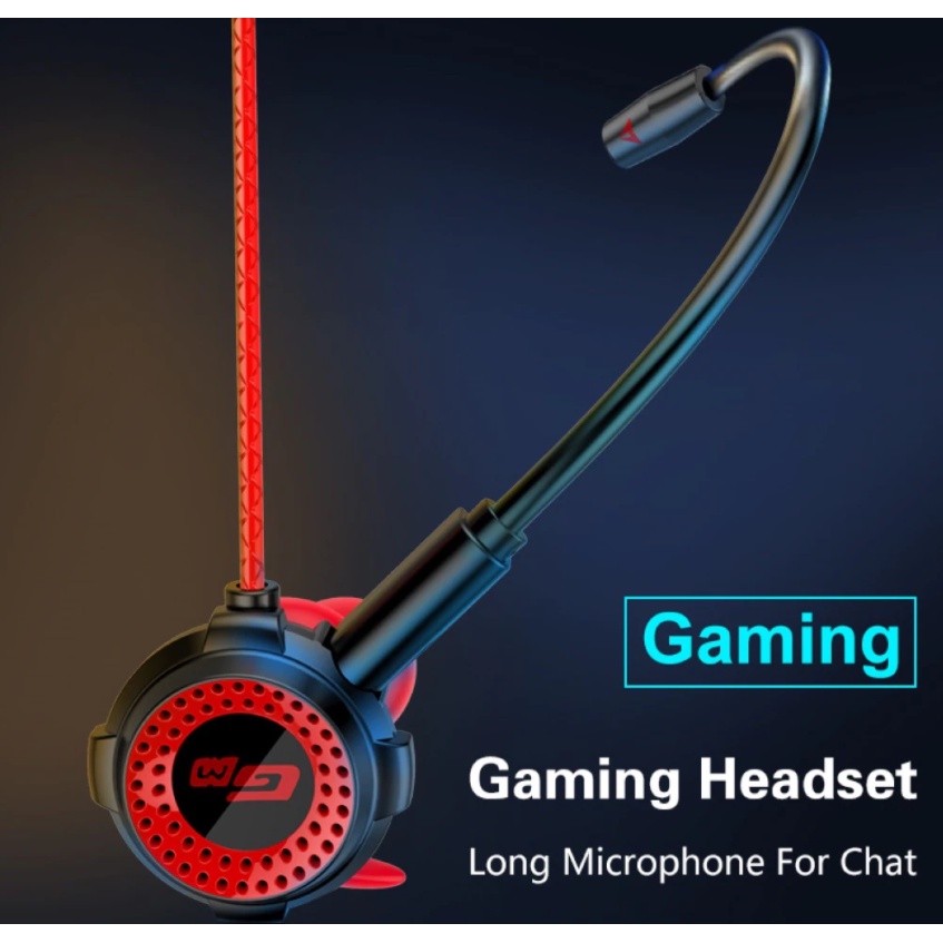 [COD] Headset Gaming G20  PUBG Bass Noise Cancelling dengan Dual Mic Mobile Earphone Gaming Murah Hifi Handsfree Headphone