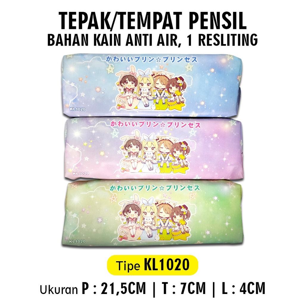 

AS888 - KOTAK PENSIL RESLETING / KOTAK PENSIL POUCH / KARAKTER KARTUN LUCU KL1020