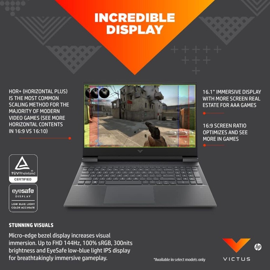 Laptop Gaming Murah HP Victus 15 INTEL i5 12450H 16GB 1TB SSD GTX1650 Full HD IPs 144Hz Win11