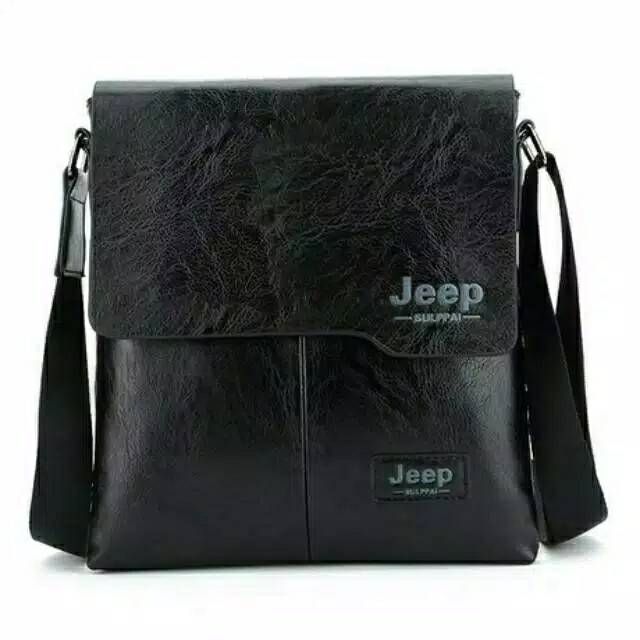 TAS SELEMPANG PRIA TAS KULIT JEEP