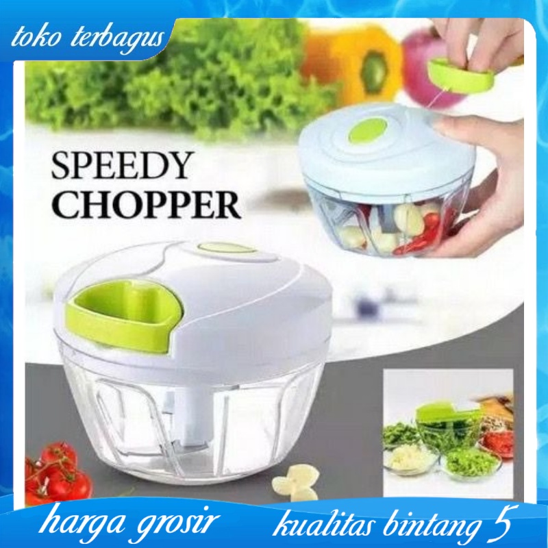 Food Chooper Blender Manual Chopper Penggiling Penghalus Pencincang