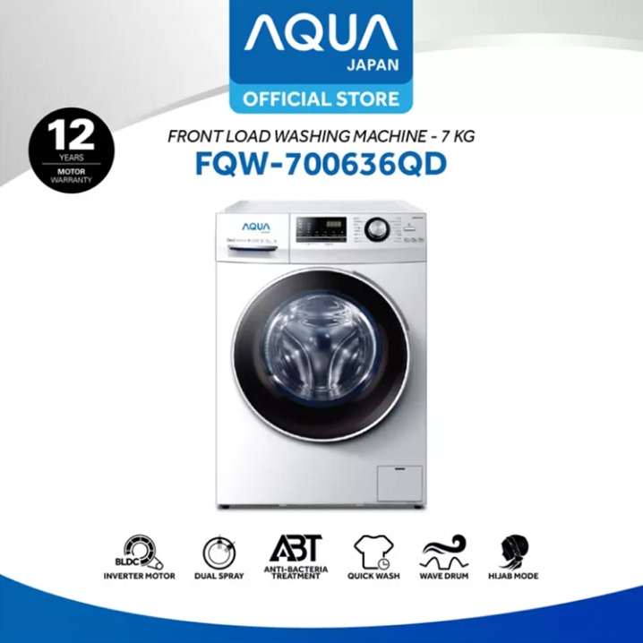 Mesin Cuci Front Loading AQUA FQW-700636QD