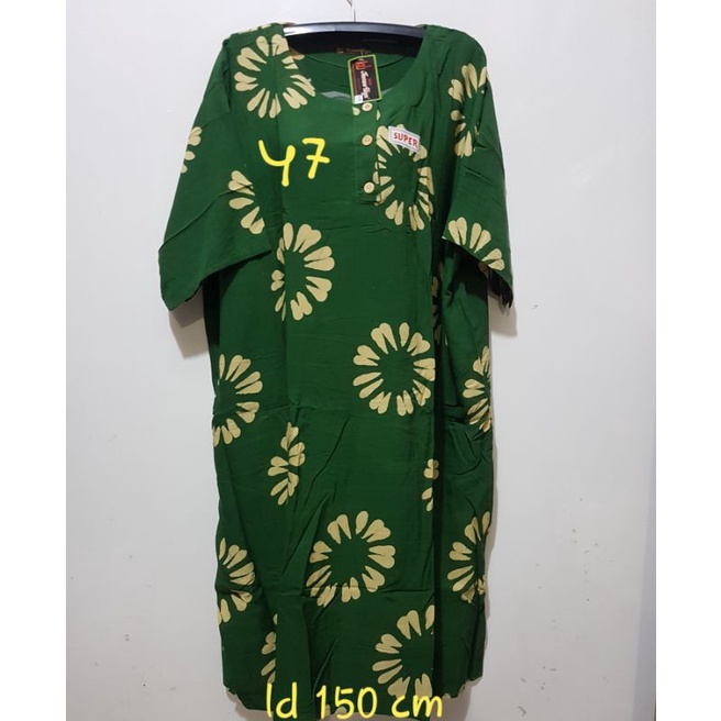 YULI - DASTER L5 REMEK LD 140 - 150 CM PB 110 CM BATIK KENCANA UNGU LABEL HITAM KUH-No 47