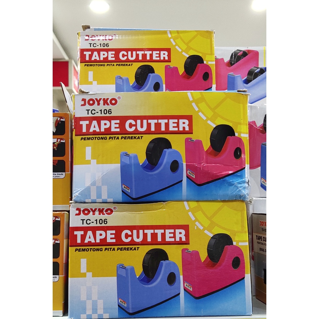 

(PCS) Tape Dispenser Joyko TC-106 / Tape Cutter Pemotong Pita Perekat Joyko TC-106