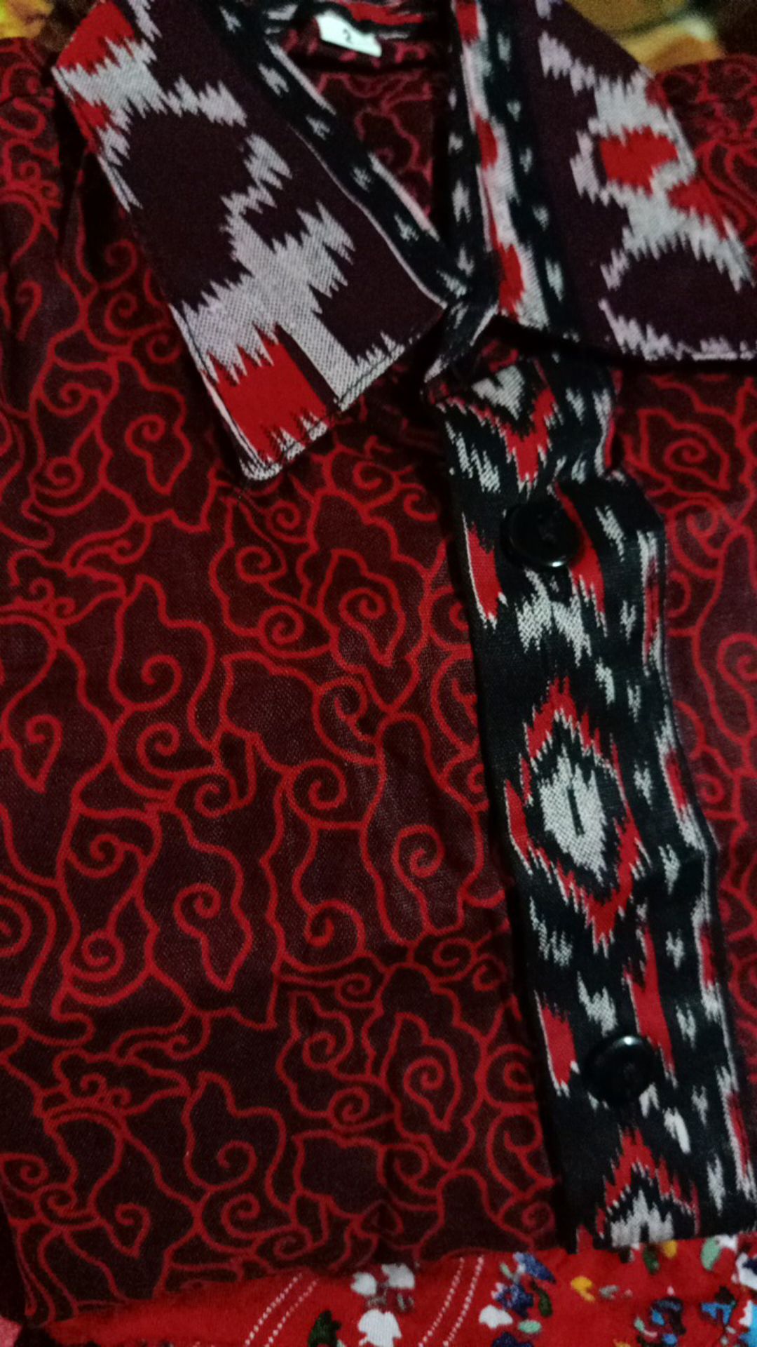 Batik Anak Laki Laki Size Terlengkap Motif Mega Mendung Merah