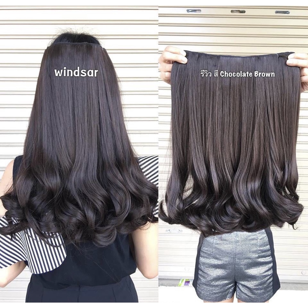 Hairclip korean bottom curly 40cm 50cm 60cm 321 888A 60A