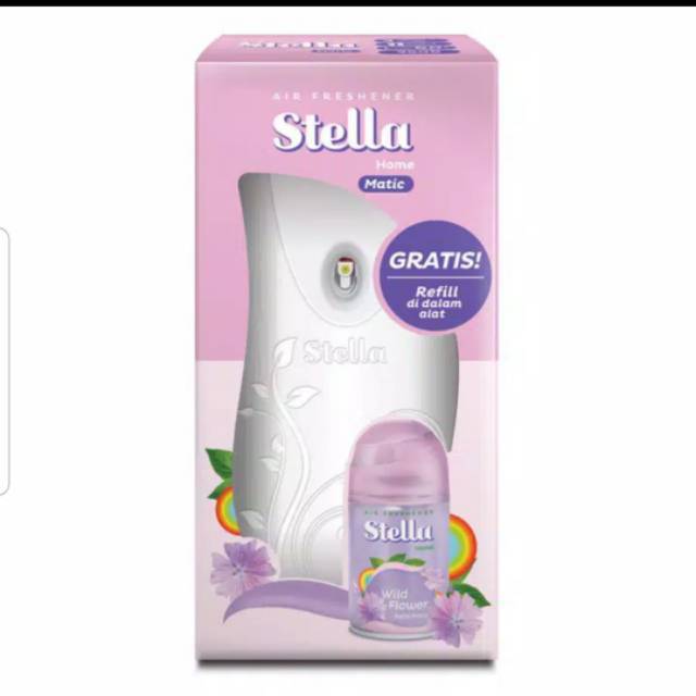 Dispenser Pengharum Ruangan Otomatis Alat Stella Matic + Refil