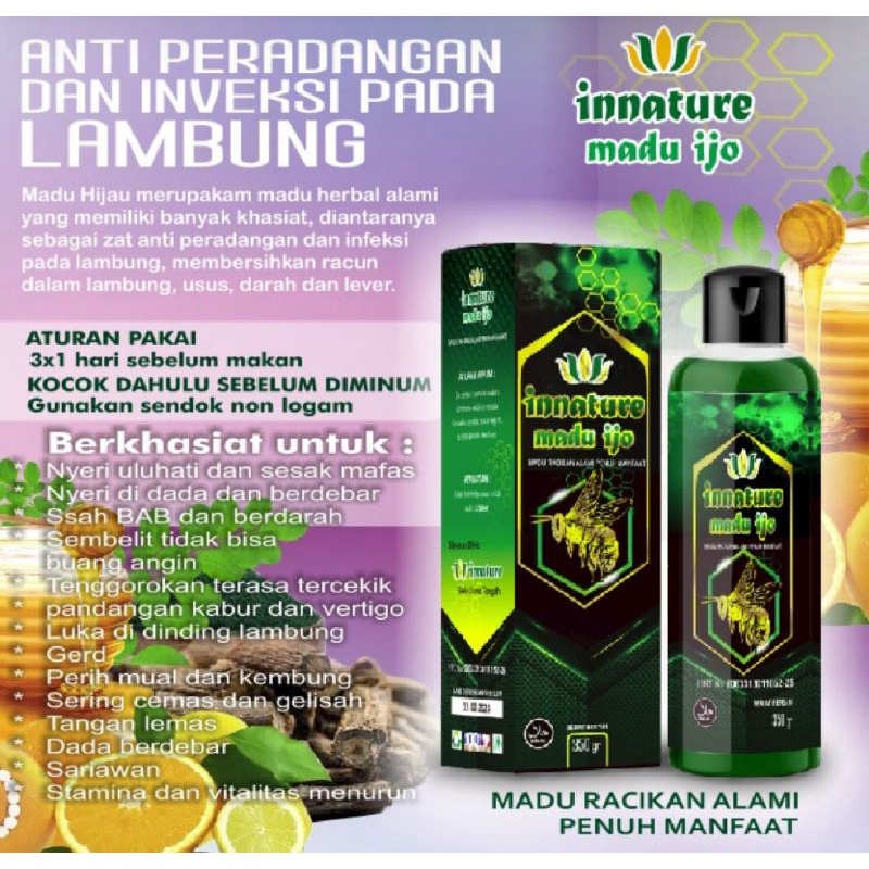 

MADU IJO INNATURE ORIGINAL HALAL AMPUH MENGOBATI MAAG OBAT ASAM LAMBUNG ALAMI OBAT HERBAL ANTI PERADANGAN ISI 350 GRAM HALAL ALAMI BERKUALITAS