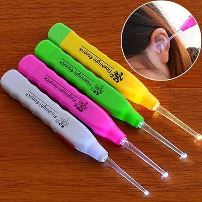 FLASHLIGHT EARPICK (PEMBERSIH TELINGA) - POLOS Random - polos random