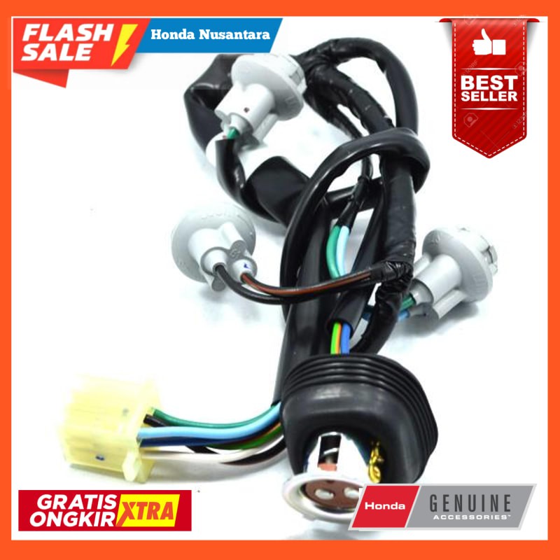 PASTI ORI SOCKET COMP HEADLIGHT KABEL LAMPU DEPAN BEAT ESP BEAT POP ESP DIJAMIN ASLI HGP