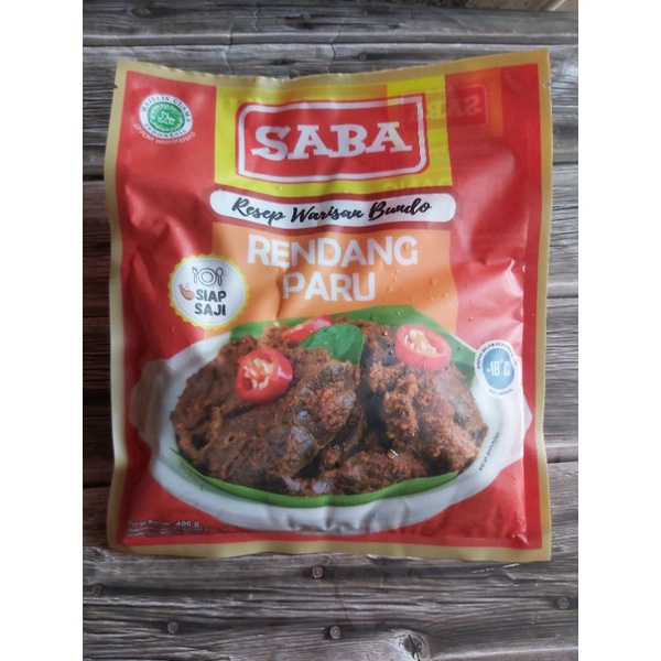 

SABA Rendang Paru 400 gr frozen