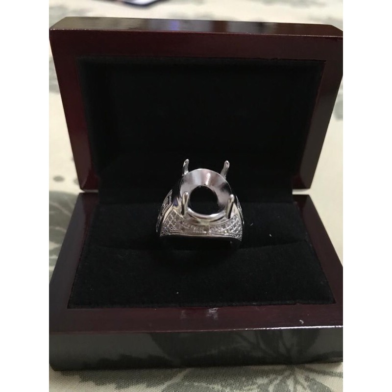 Kerangka /Cangkang Cincin Pria Permata Kualitas Bagus Import Murah