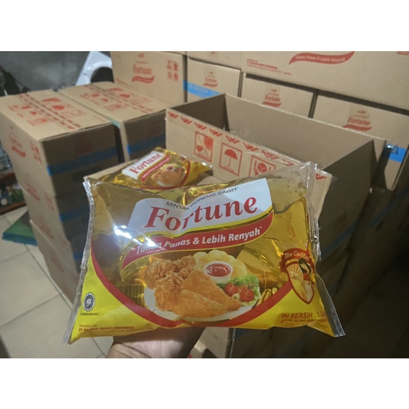 

Minyak Goreng Kemasan Merk Fortune || 1liter