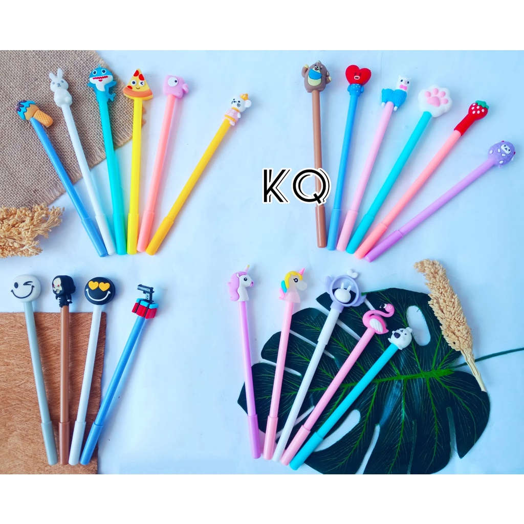 

pulpen gel lucu karakter BT21
