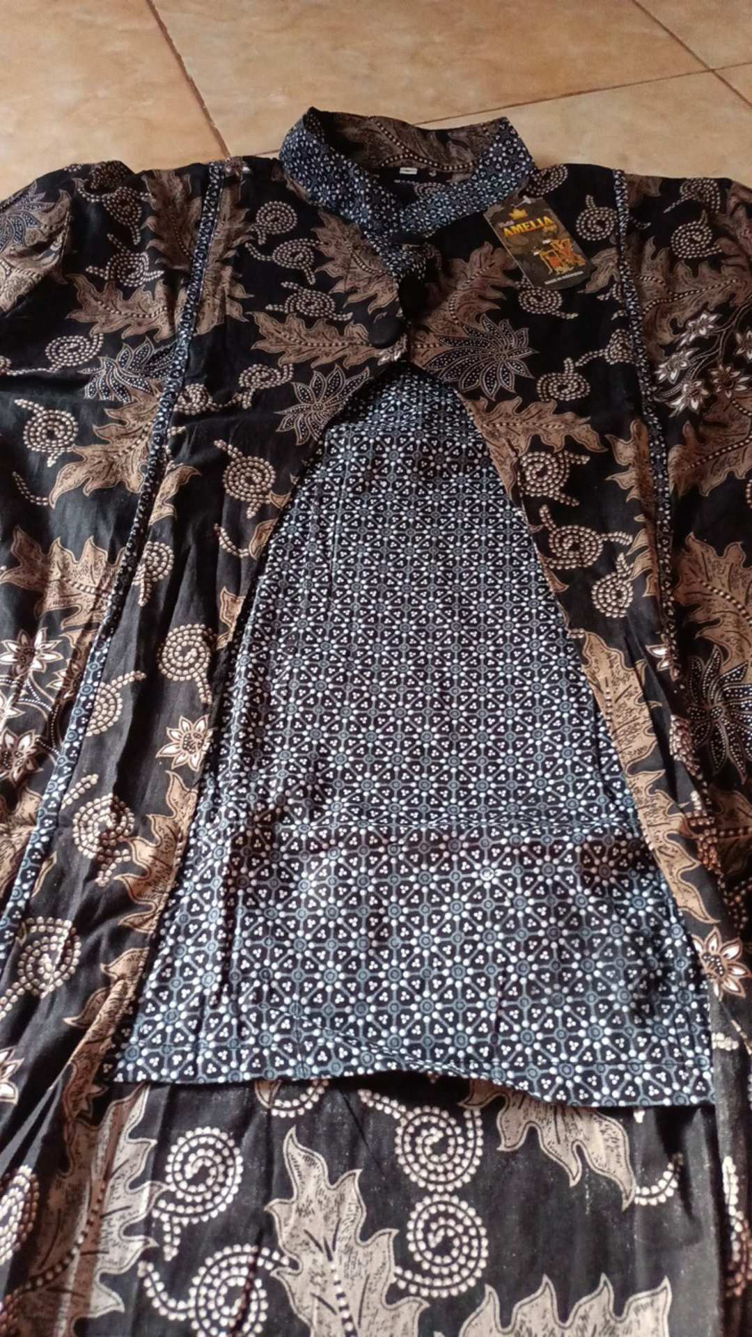 Blus Davina Daun Lawasan Baju Batik Atasan Wanita