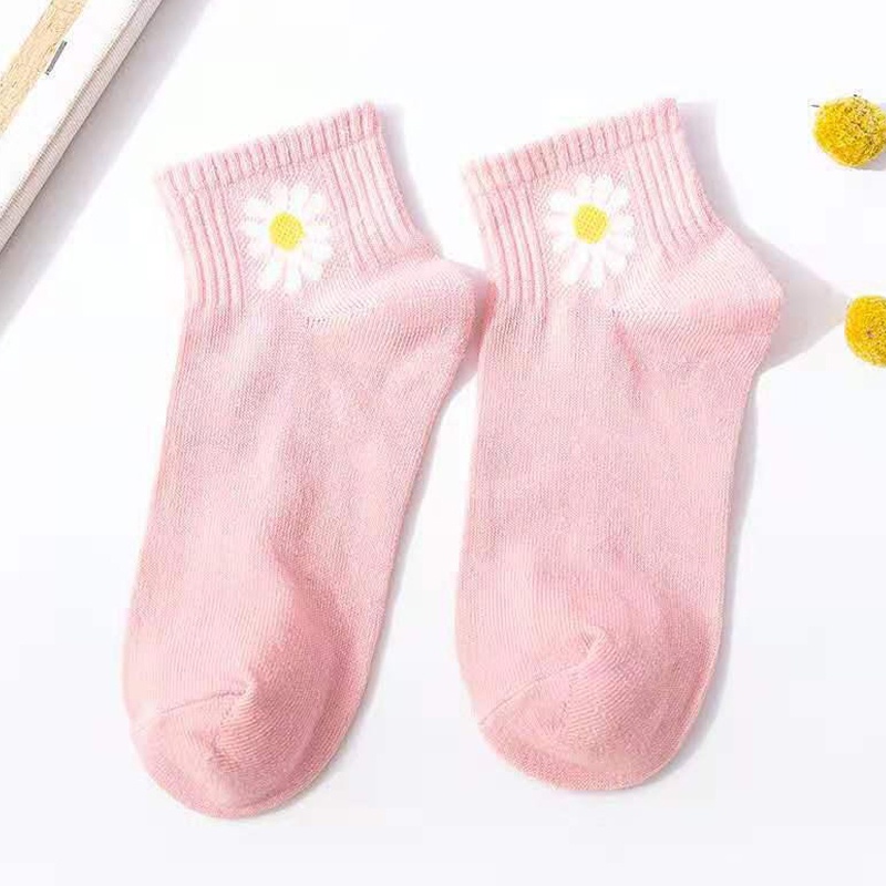 Kaos Kaki Ankle Pendek Lucu Tebal 1kg muat 86pcs Motif Brown Import Lembut GANNISE KK0002-KK0005 PINK