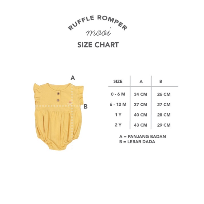 AMBYAR Last Stock MOOI ROMPER RUFFLE / NARA ROMPER ROMPER BAYI JUMPSUIT FASHION ANAK BAYI PEREMPUAN 0-24 BULAN S23