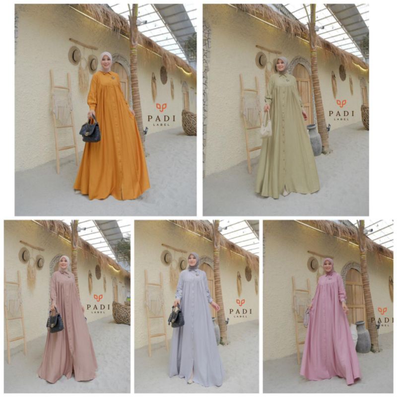 Seena dress by padi label - gamis termurah