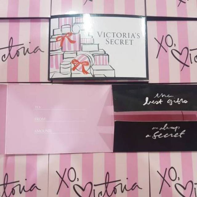 ON SALE!❤VICTORIA'S SECRET VS  GIFT CARD - MONEY BIRTHDAY THANK YOU GRADUATION ULANG TAHUN WISUDA PERSEMBAHAN KASIH UCAPAN TERIMA KASIH KARTU ANGPAO KARTU UCAPAN NATAL TAHUN BARU HARI RAYA PROMO SUPER MURAH LEBAY TERLARIS FAVORITE BESTSELLER PINK GLOSSY