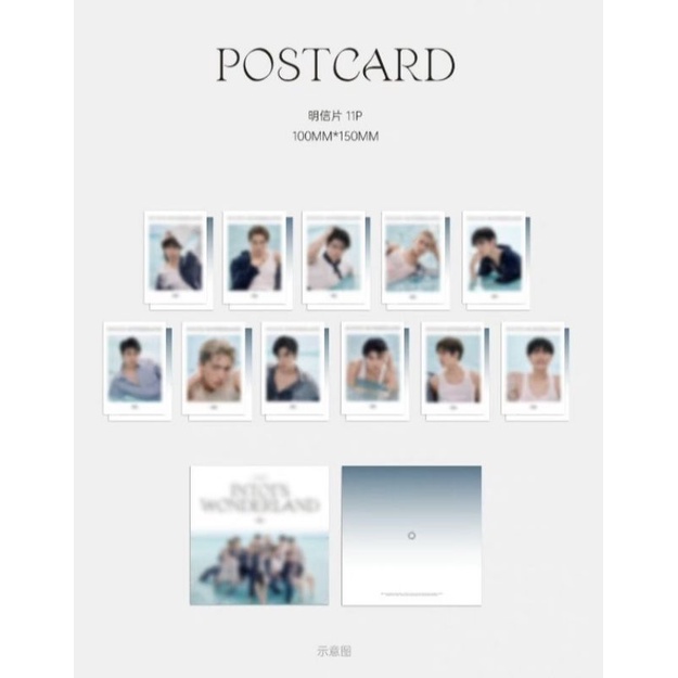 

READY Postcard Album Into1 Zhang Jiayuan dan Into1 Linmo (baca deskripsi)