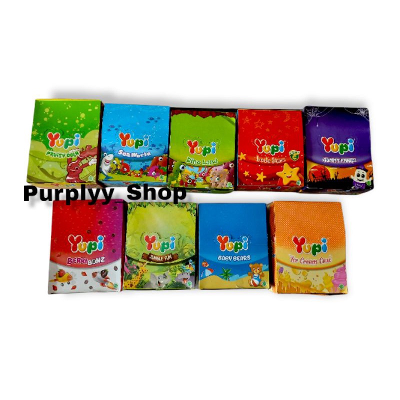 

YUPI BABY BEAR BOX|YUPI DINO LAND|YUPI GUMMY FANGS|YUPI SEA WORLD|YUPI LITTLE STARS