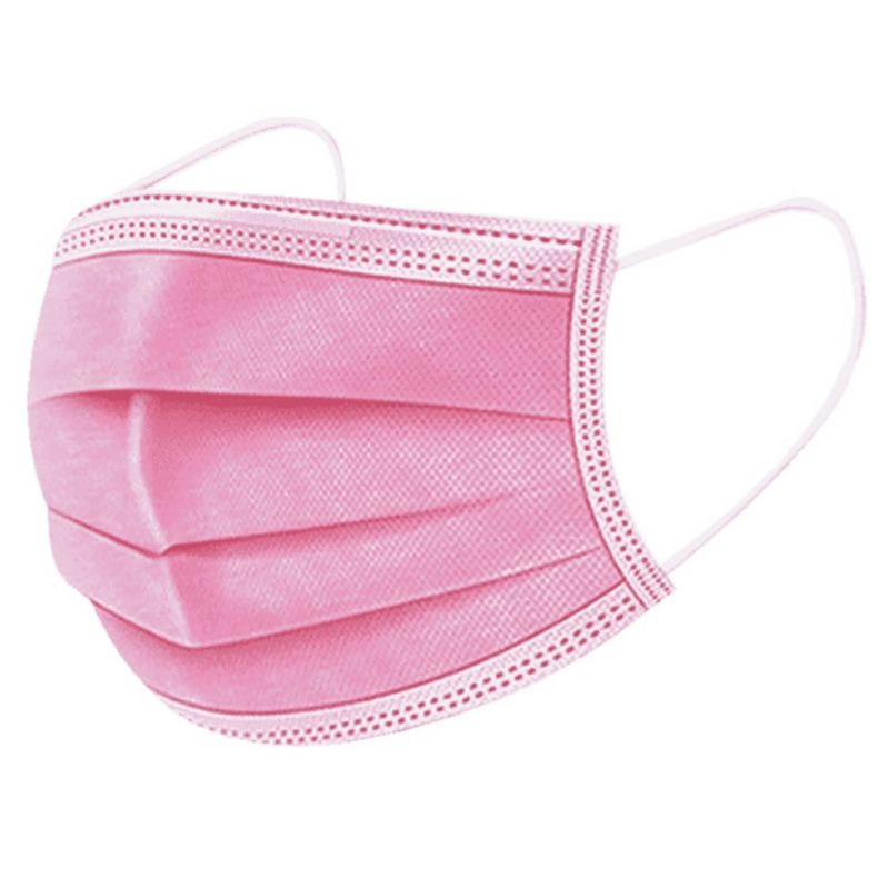 MASKER AKKO TEBAL EARLOOP LADY PINK 3PLY KEMENKES ORIGINAL