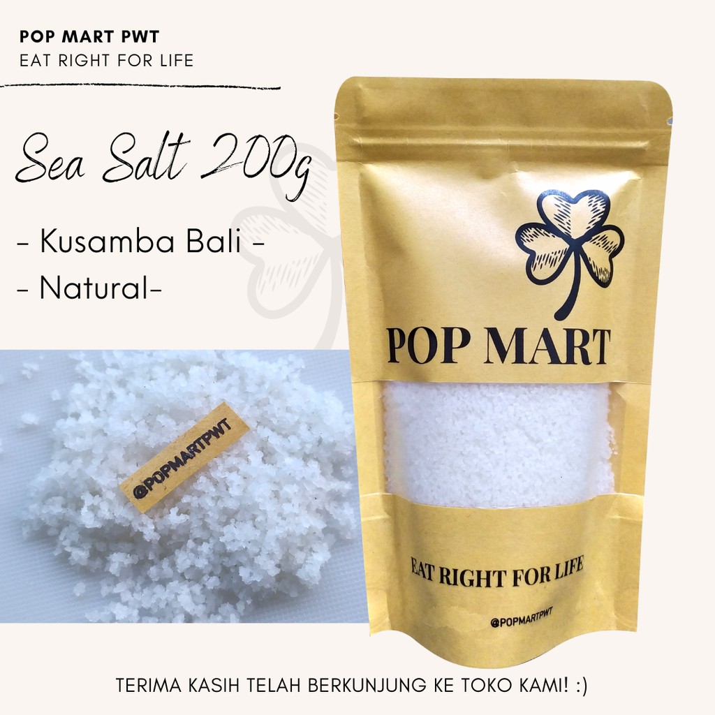 

Sea Salt Kusamba 250g - Natural Unrefined Garam Laut