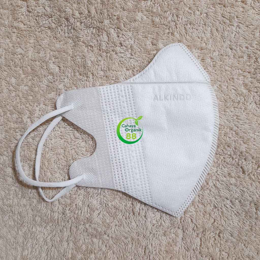 Masker Duckbil / Duckbill Garis Alkindo - 1 Box Isi 50 Pcs